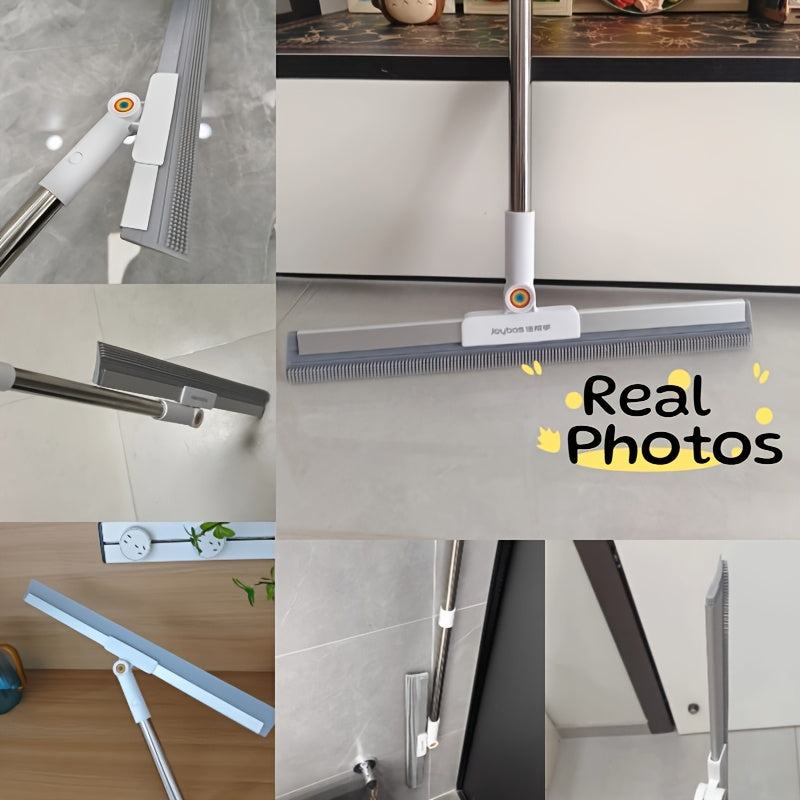 Floor mop with TPE brush strip