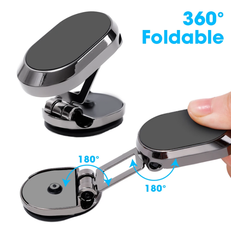 Magnetic Foldable Car Phone Holder 360°