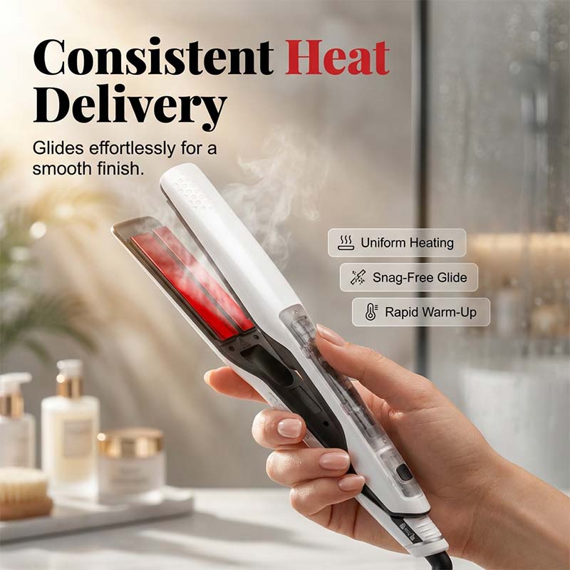 Styling Hair Straightener with Steam Function