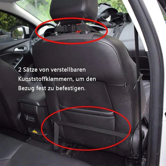 Waterproof Pet Car Seat Cover with Non-Slip Base