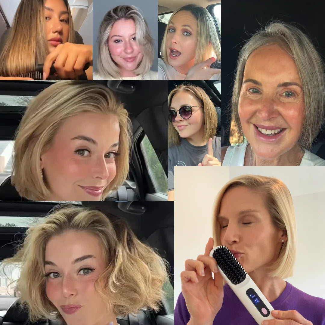 Thermal Styling Brush for Short Hair & Fringe