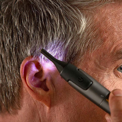 Precision Trimmer with LED Light & Titanium Blades
