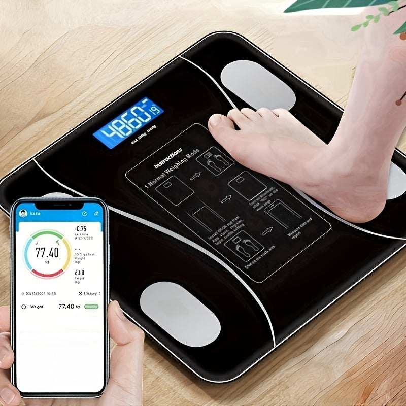 Body Fat Scale 26×26 cm with App