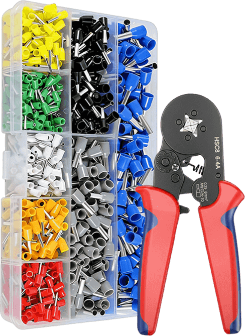 Ferrule Set with Crimping Tool