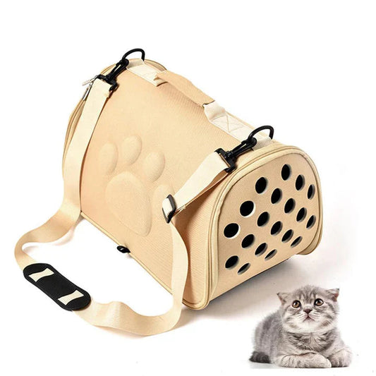 Foldable Pet Carrier Bag for Small Dogs & Cats