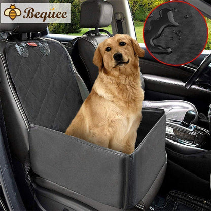 Waterproof Pet Car Seat Cover with Non-Slip Base