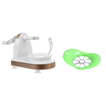 Apple peeler with corer and slicer