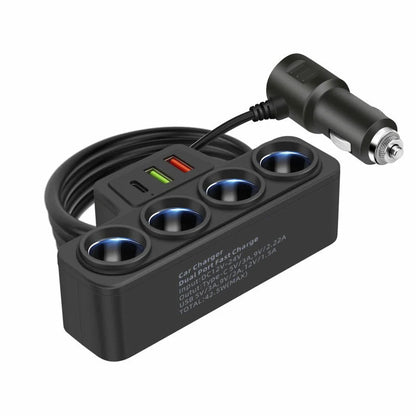 VoltMaxx 7-in-1 Car Charging Adapter with 7 Ports