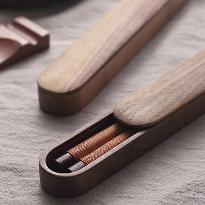 MASU Walnut Wood Chopsticks in Wooden Box