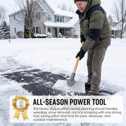 Weed Puller with Wide Steel Blade