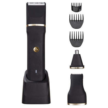 3-in-1 Electric Beard Trimmer with Charging Station