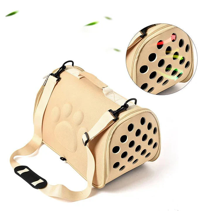 Foldable Pet Carrier Bag for Small Dogs & Cats