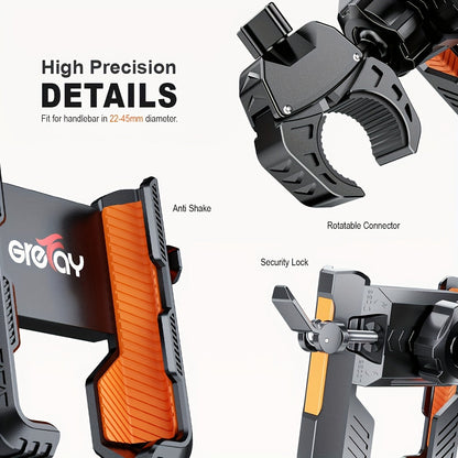 Bicycle Phone Holder with Quick Release & 360° Rotation