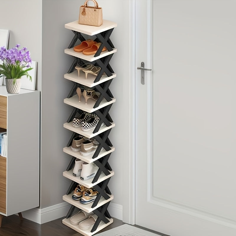 Narrow Shoe Rack Tower