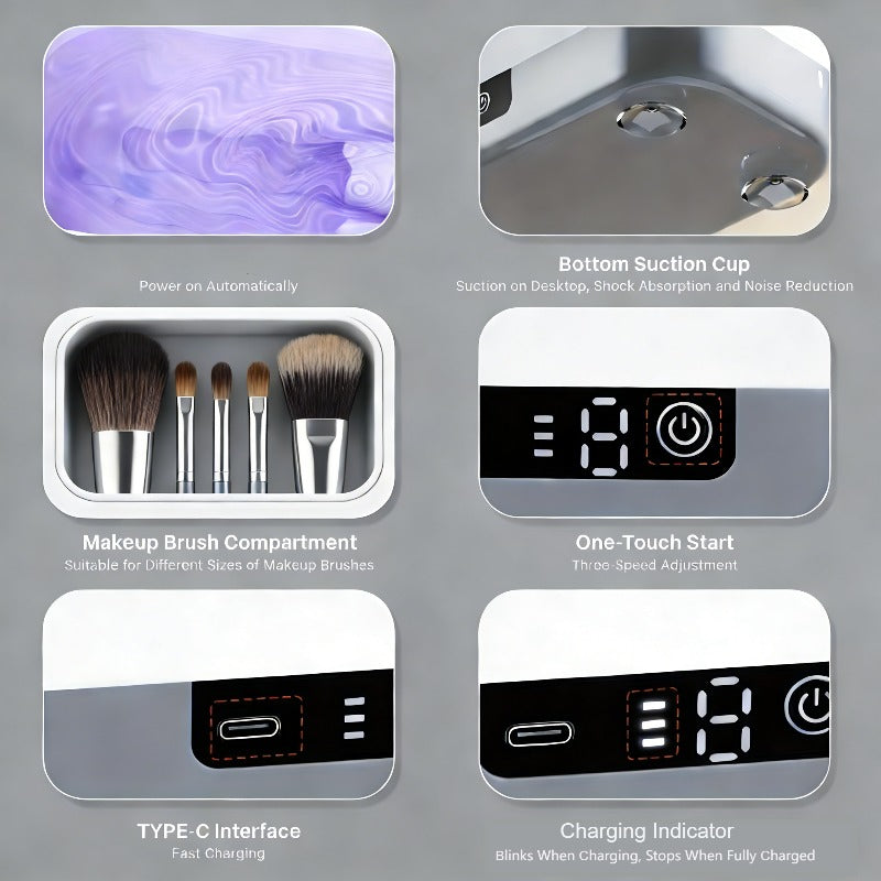 Ultrasonic Cleaner 360° for Jewelry and Dentures