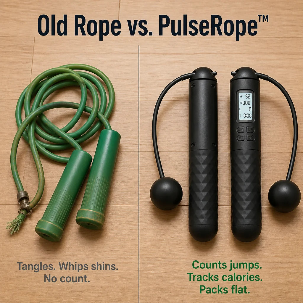 PulseRope Wireless Jump Rope with LCD Display
