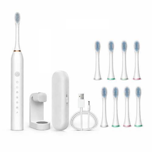 Electric Toothbrush with 6 Cleaning Modes, USB Rechargeable