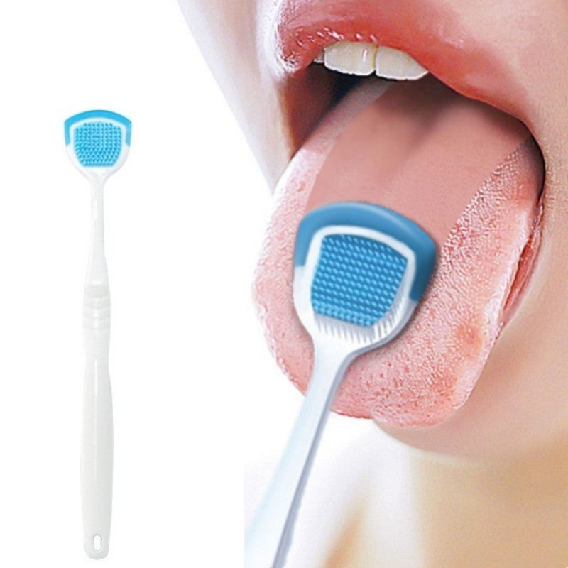 Tongue Cleaner with Silicone Head