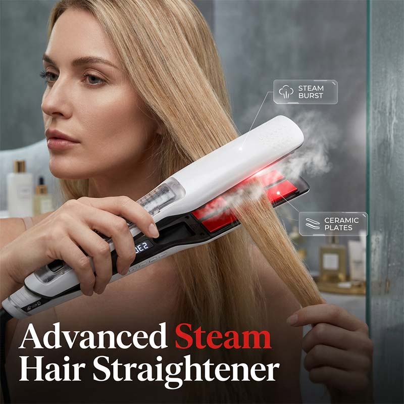 Styling Hair Straightener with Steam Function