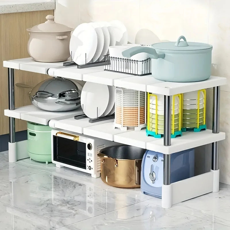 Extendable Under-Sink Shelf Kitchen