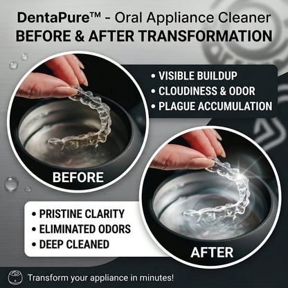 DentaPure Ultrasonic Cleaner for Dental Aligners
