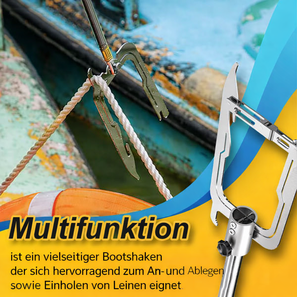 Stainless Steel Telescopic Dock Hook for Boats