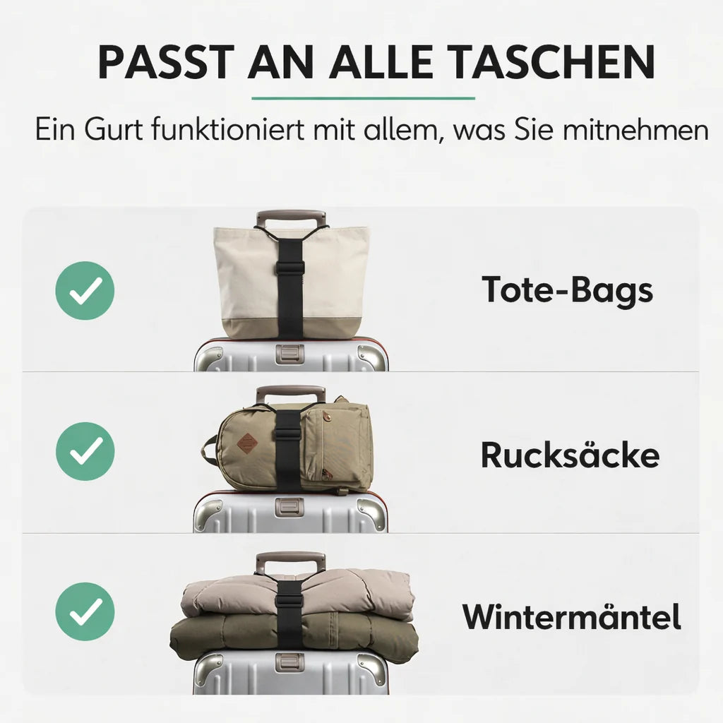 GripTether™ — Never run after your bag again and travel relaxed