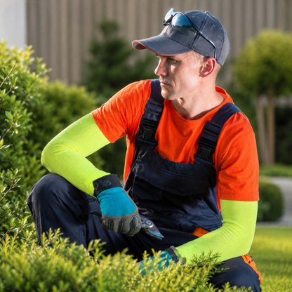 Cut-resistant work sleeves with Velcro closure 40 cm