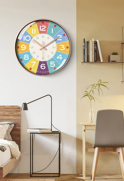 SilentKids Wall Clock – Silent for the Children's Room