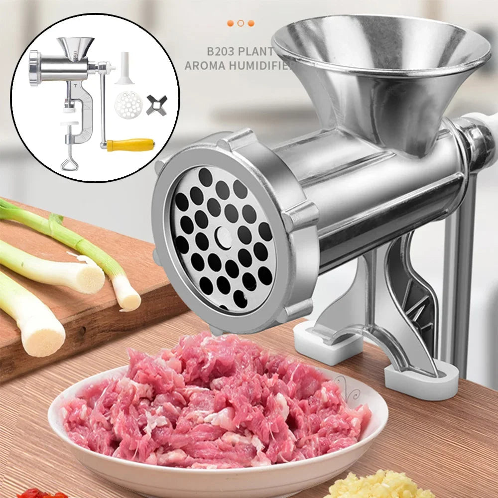 Manual Meat Grinder MeatMaster Pro with Table Mount
