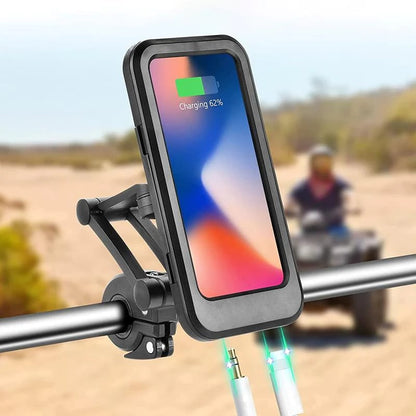 Bike Phone Mount with Wireless Charging