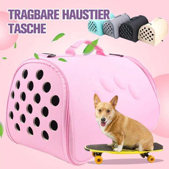 Foldable Pet Carrier Bag for Small Dogs & Cats
