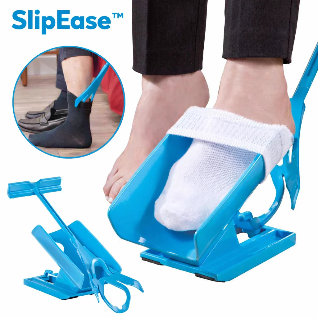 SlipEase™ — No more bending, finally free and independent sock putting on