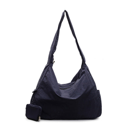Large Shoulder Bag with Zipper