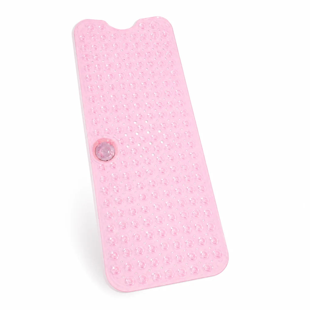 Extra Long Non-Slip Bath Mat (Suction Cups & Drain Holes)