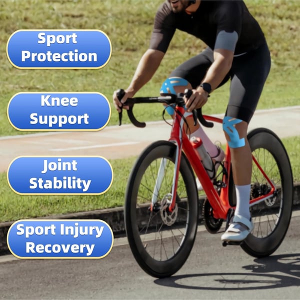 FlexiKnee Pre-Cut Kinesiology Knee Tape Strips