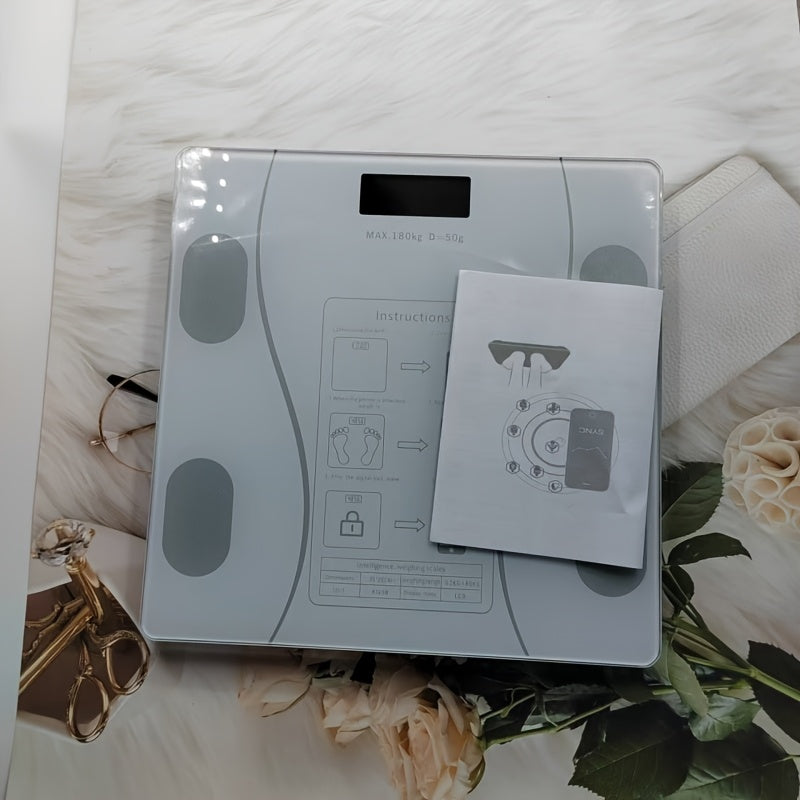 Body Fat Scale 26×26 cm with App