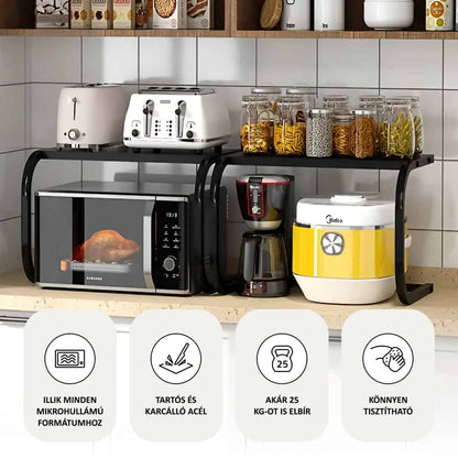SpaceRack™ Kitchen Shelf 2 Levels No Drilling Required