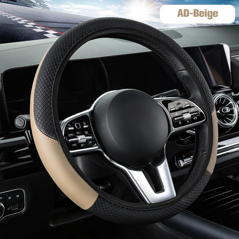 Universal Steering Wheel Cover with Anti-Slip Grip