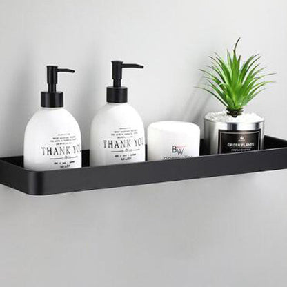 Kellan Wall-Mounted Bathroom Shelf Black