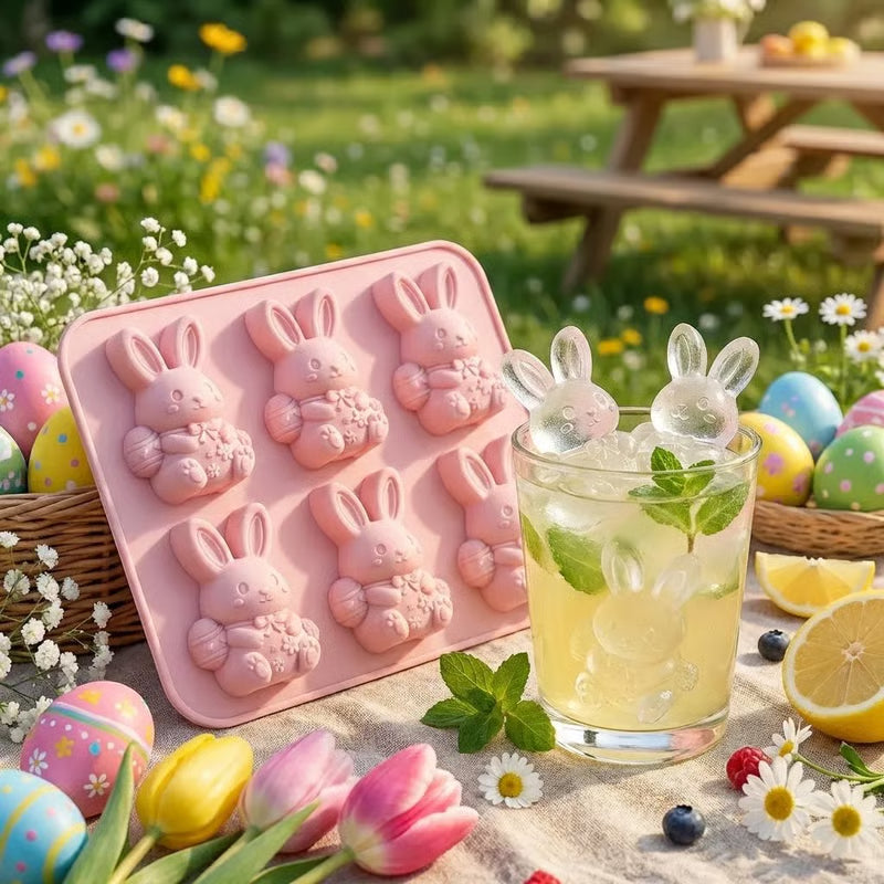 Highland Cow Ice Cube Mold 3D Silicone Ice Tray