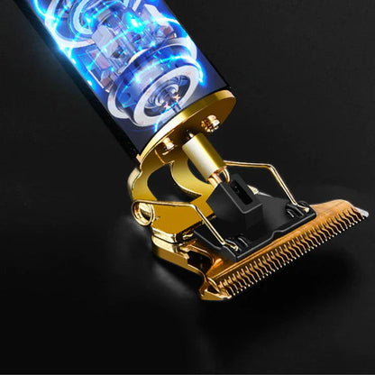Professional Hair Clipper with Carbon Steel T-Blade