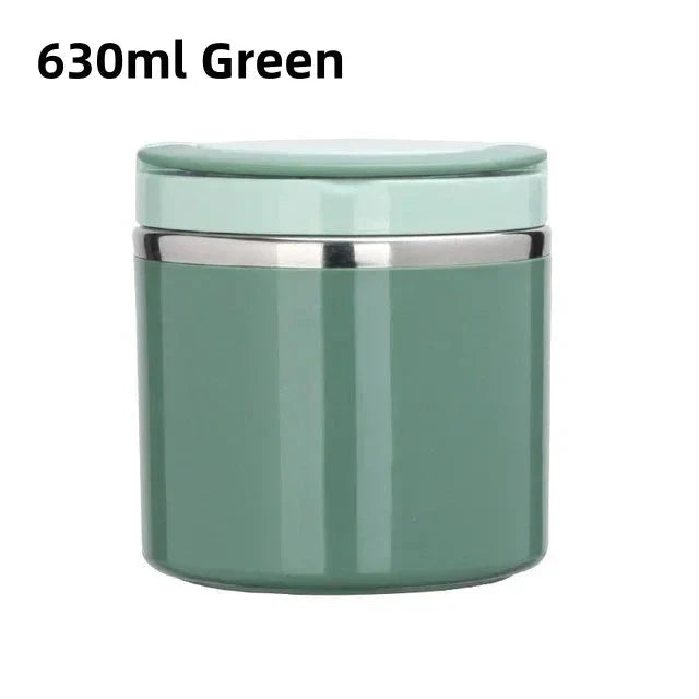Thermal Lunchbox made of Stainless Steel with Handle – 630 ml & 1000 ml