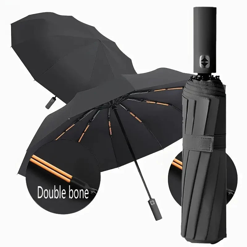 Stormax Foldable Umbrella – Windproof & Stylish