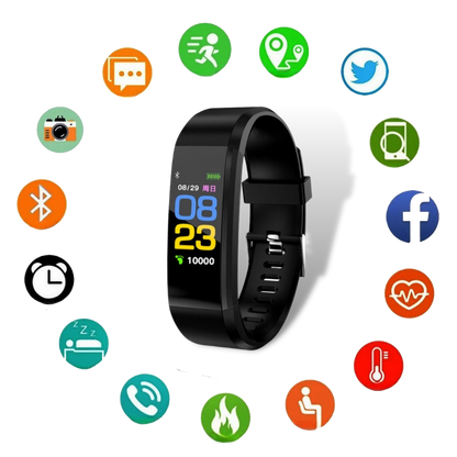 Senior Smartwatch with Heart Rate & Blood Pressure