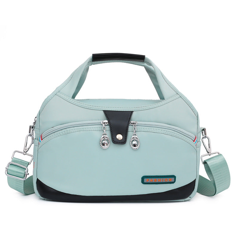 Nylon Crossbody Bag with Anti-Theft Protection