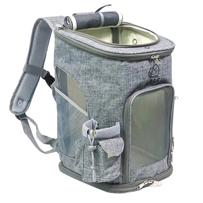 Foldable Pet Carrier Rucksack with Ventilation Window