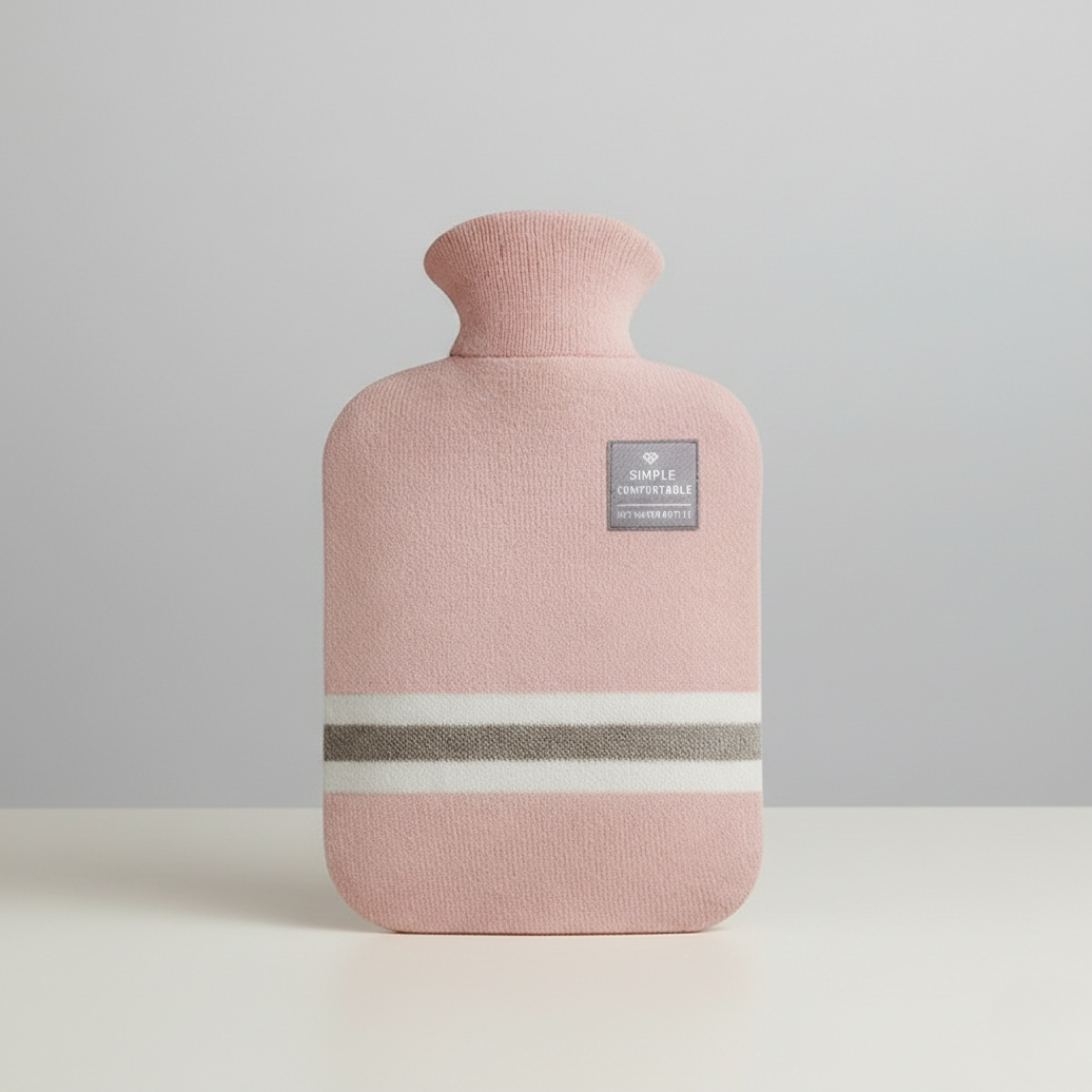 2L Hot Water Bottle with Knit Cover