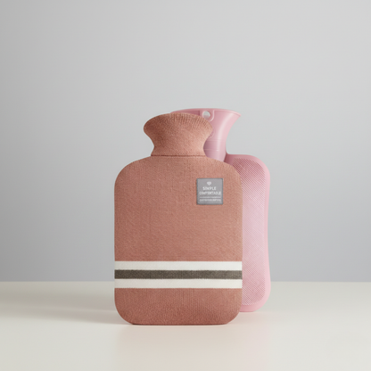 2L Hot Water Bottle with Knit Cover