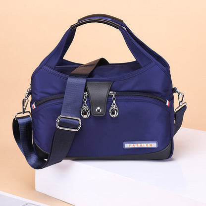 Nylon Crossbody Bag with Anti-Theft Protection